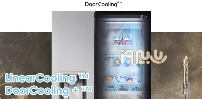 +DoorCooling، LinearCooling و NatureFRESH یخچال  V90 