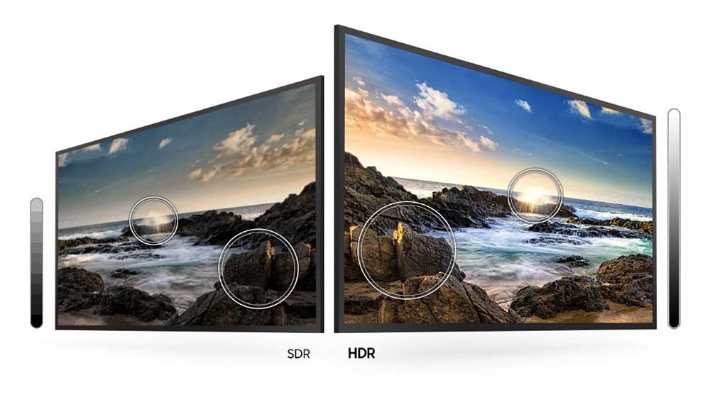 فناوری HDR در تلویزیون 55tu8000 سامسونگ