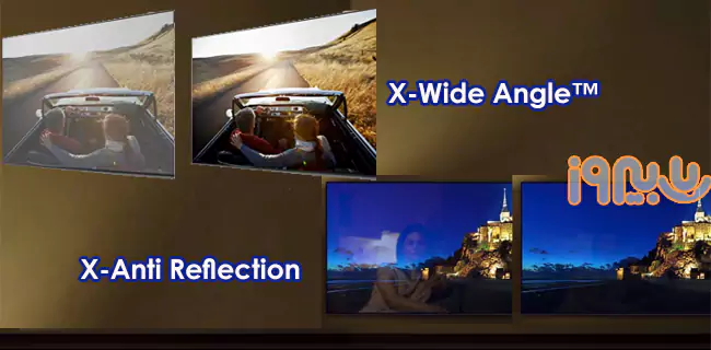 فناوری X-Wide Angle ,و زاویه دید گسترده تلویزیون XR-75X95K سونی