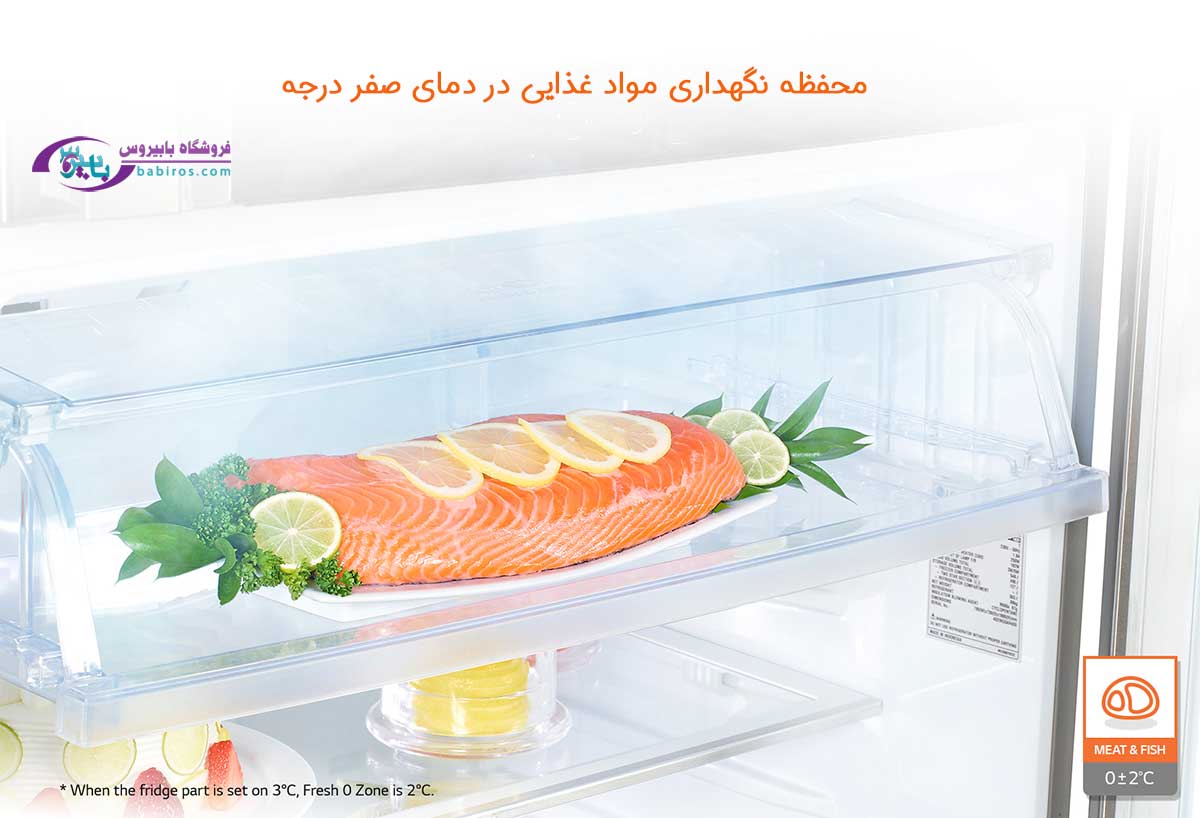 محفظه نگهداری مواد غذایی در دمای صفر درجه در یخچال 882 الجی