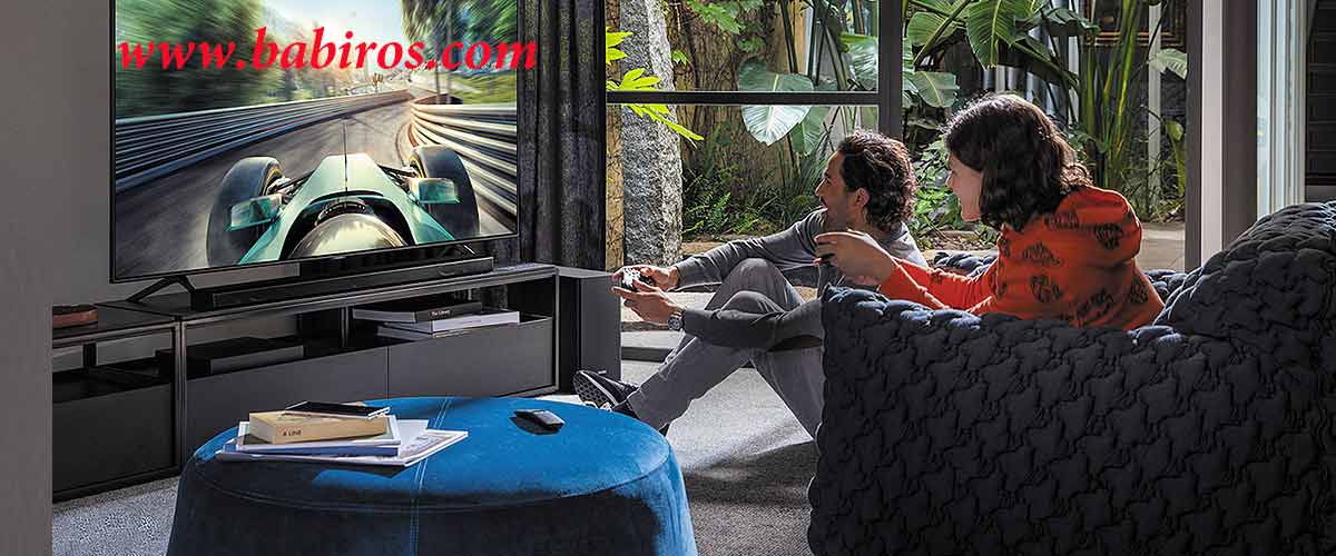 تجربه بازی پیشرفته با فناوری Real Game Enhancer در تلویزیون 65q70 سامسونگ