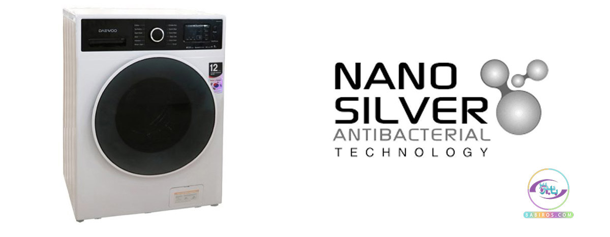 تکنولوژی نانوسیلور ماشین لباسشویی دوو 1457