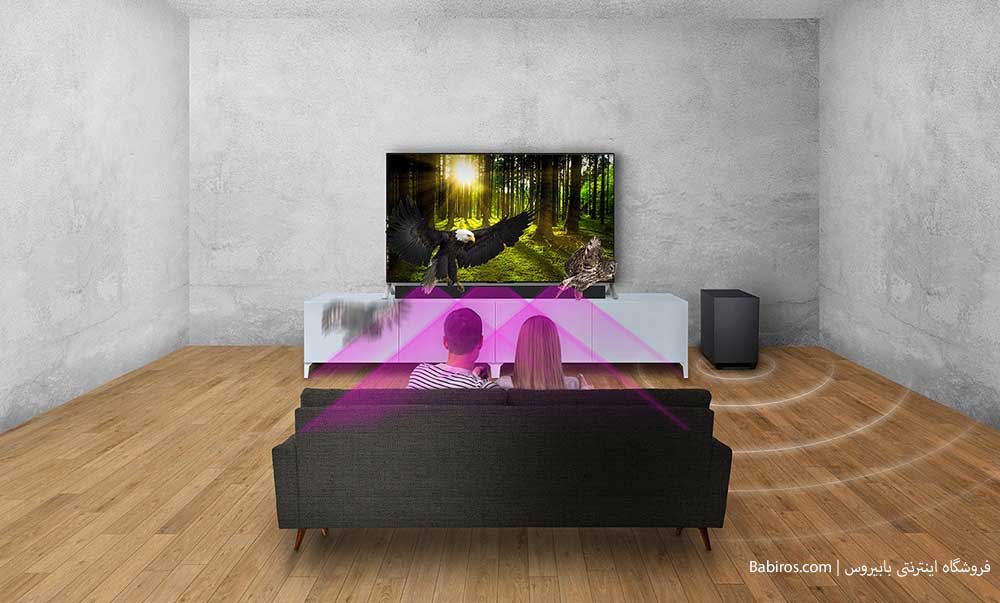 کیفیت صدای Surround تلویزیون 55 اینچ مدل نانو 90