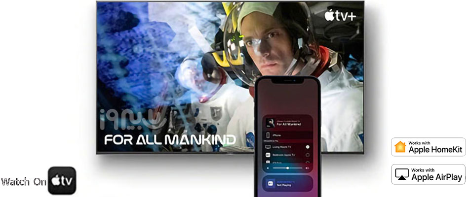 فناوری‌های Apple AirPlay و Apple Homekit اپل در تلویزیون هوشمند سونی X85J
