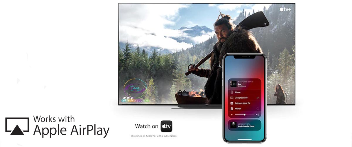  پشتیبانی تلویزیون  65X9000J سونی از برنامه های Apple AirPlay/ Apple HomeKit 
