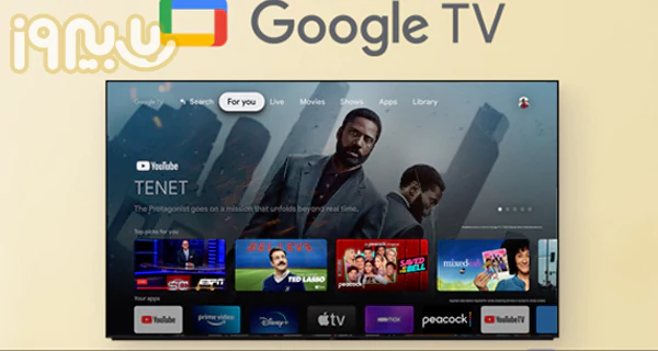 رابط کاربریGoogle TV تلویزیون 2022 سونی X80K