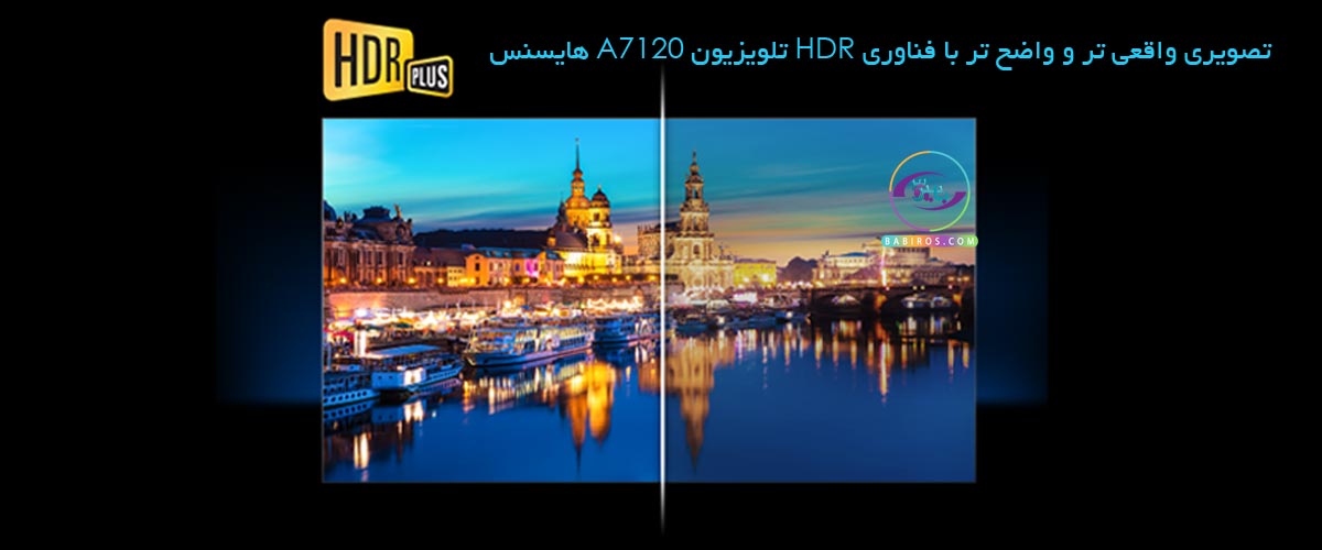 قابلیت HDR تلویزیون 55 اینچ A7120 هایسنس