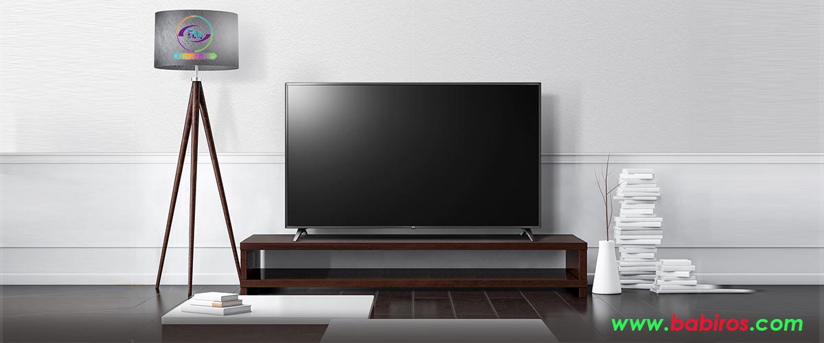 طراحی زیبا و شیک تلویزیون 50 اینچ ال جی مدل um7450