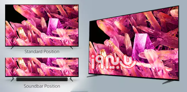 طراحی تلویزیون 4K سونی 75X90K