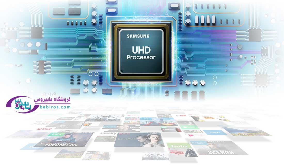 UHD Processor در تلویزیون منحنی سامسونگ مدل RU7100