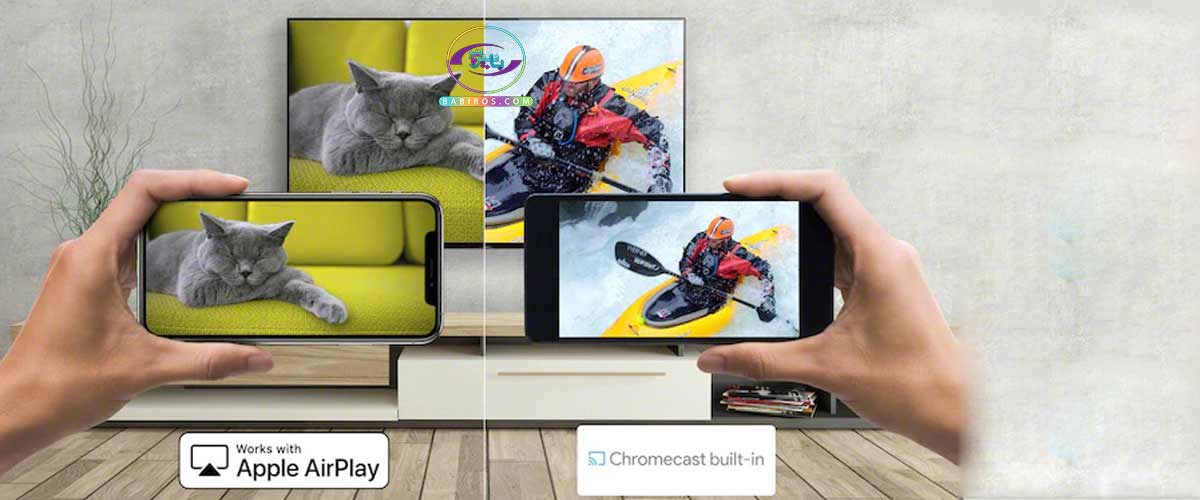 تلویزیون سونی مدل x9000j با قابلیت اتصال به گوشی های هوشمند