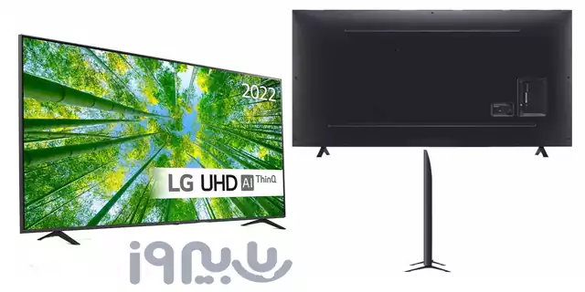 طراحی تلویزیون 75 اینچ الجی مدل UQ8000