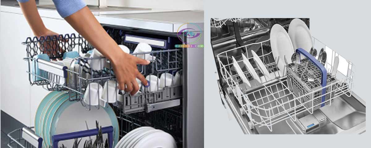 قابلیت تنظیم قفسه ها در ظرفشویی بکو مدل DFN284244W