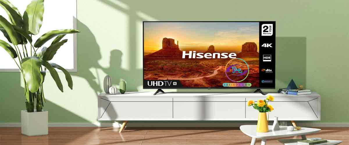 خرید تلویزیون زیبا و شیک 50A7100 هایسنس با قیمت مناسب از فروشگاه اینترنتی بابیروز